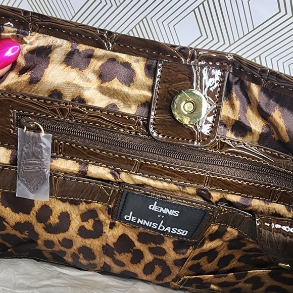 DENNIS BASSO FAUX FUR HANDBAG - Picture 6 of 8